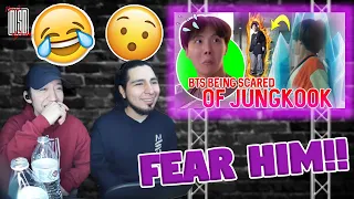 BTS Being Scared Of Jungkook | NSD REACTION