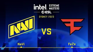 NaVi vs FaZe | Карта 1 Overpass | IEM Sydney 2023