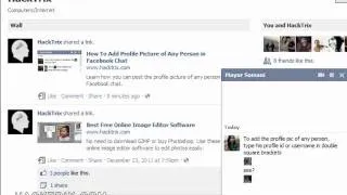 Add Profile Picture of any Person in Facebook Chat
