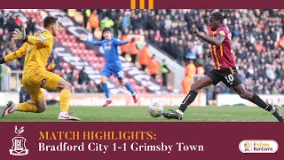 MATCH HIGHLIGHTS: Bradford City 1-1 Grimsby Town