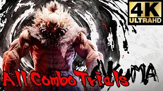 Street Fighter 6: Akuma/Gouki - All Combo Trials [4K]