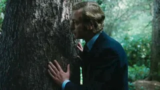 Michael Caine hits gangster in the face with a tree limb in Get Carter 1971