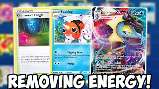 Remove Your Opponent's Energy w/Seaking & Inteleon VMAX! Champion's Path PTCGO