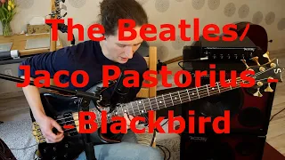 The Beatles/Jaco Pastorius - Blackbird - bass and vocal cover