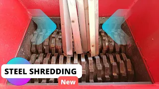 Steel vs Shredder Machine | New shredding fruits, vegetables, jelly frozen...