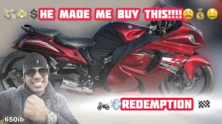 Buying my most hated motorcycle | Suzuki hayabusa