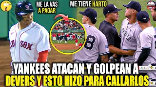 Así los YANKEES ATACARON y GOLPEARON a RAFAEL DEVERS y ESTO HIZO para CERRARLES la BOCA 🤯 MLB