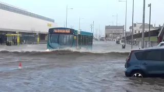 New brighton under water