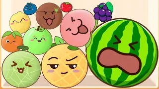 Suika Game 🍍  Pineapple Challenge: Big Melon 🍈 Watermelon 🍉 Puzzle Fruits Math