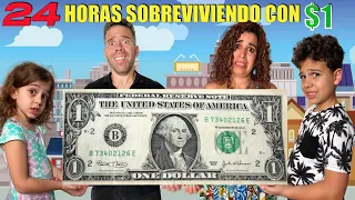 SOBREVIVIMOS 1 DÍA CON $1 EN USA! 4PLUSONE