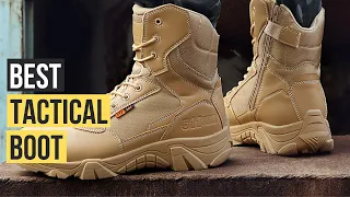 Best Tactical Boot | High Quality Military Leather Tactical Combat Boot Review in 2024