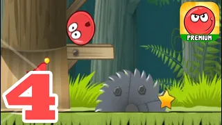 Red Ball 4 - Gameplay Walkthrough Part 4 - Deep Forest- Level 18 to 23 (Android/iOS)