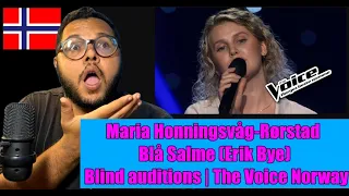 Maria Honningsvåg-Rørstad | Blå Salme The Voice Norway | Brasiliansk reaksjon | 🇳🇴 NORWAY REACTION