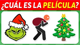 Adivina LA PELÍCULA con EMOJIS 📽️🎄🍿 | El Grinch, Super Mario Bros, Spider-Man, Barbie