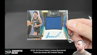 2023-24 Panini Select Hobby Basketball Triple Box Break #3