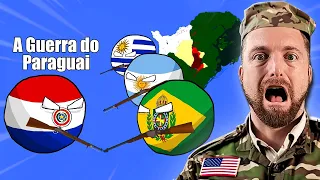 GRINGO FICA CHOCADO A COM GUERRA BRASIL VS PARAGUAI