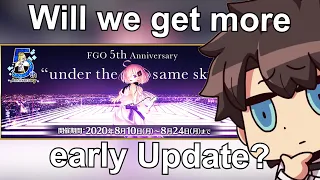 Will we get more Early Update on 5th Anniversary?