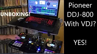 Pioneer DDJ-800 + Virtual DJ Quick Start And UNBOXING