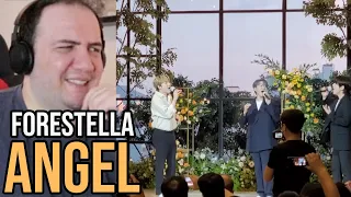 Forestella Reaction - Angel | 김수진 음악감독 결혼식 축가 | 포레스텔라 엔젤 - TEACHER PAUL REACTS