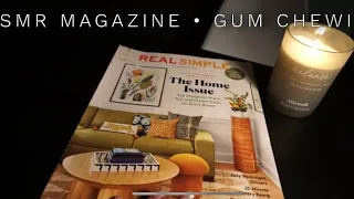 ASMR- Gum Chewing Magazine Flipping & Reading