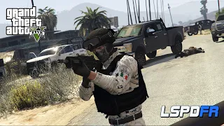 GTA V GUARDIA NACIONAL VS N4RCOS TOPONES