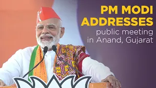 PM Modi addresses public meeting in Anand, Gujarat