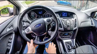 2011 Ford Focus [1.6 TDCI 115HP] |0-100| POV Test Drive #1237 Joe Black