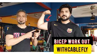 BICEP EXERCISES WITH CABLE 💪