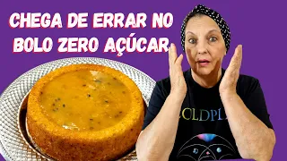 ZERO AÇÚCAR e LOW CARB: Aprenda Meu Bolo Diet Fofinho Preferido (SEM FARINHA)