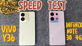 Vivo Y36 4g vs. Infinix Note 30 4g | Speed Test