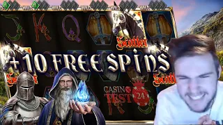 UNBELIEVABLE!!! OVER 40 FREE SPINS ON KNIGHTS SLOT WITH 5€ BET! - ULTRA WIN OR MEGA FAIL?