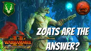 Are ZOATS The Answer To META? Wood Elves vs Greenskins. Total War Warhammer 2, Multiplayer Battles