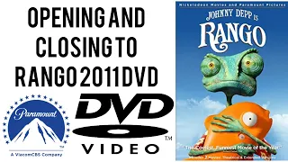 Opening and Closing to Rango 2011 DVD