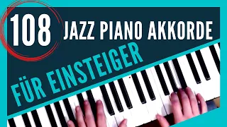 108 Jazz Piano Akkorde für Einsteiger (PDF Download)