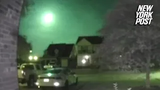 Green fireball caught on Ring camera sparks UFO panic: ‘That’s an alien ship’