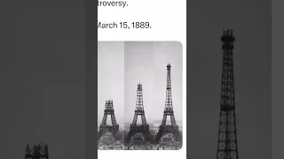 The Eiffel Tower Being Built!