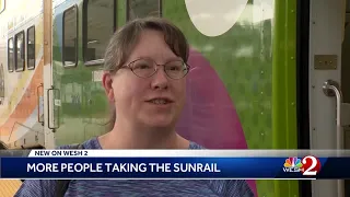 More people riding SunRail as gas prices soar