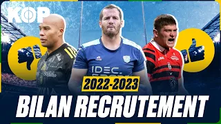 Bilan du recrutement 2022-2023 de Top 14 🕑