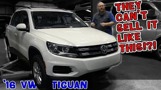 Fix it before they sell it? CAR WIZARD gets a '16 Tiguan with issues no new buyer would want