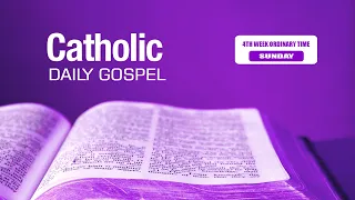 Catholic Daily Gospel English Verse of the Day 30-01-2022 | 4th Week Ordinary Time Sunday