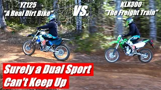 Will the 2021 KLX300 Hang with a "Real Dirt Bike"? | Let's Settle the Score