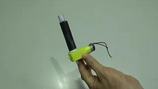 How to make a hydraulic cylinder from a very powerful and easy 3v motor
