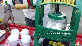 Crushed Ice Lollypop | Indian Street Desserts - Street Food India Ice Gola