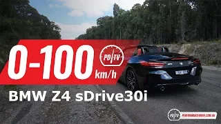 2019 BMW Z4 sDrive30i 0-100km/h & engine sound