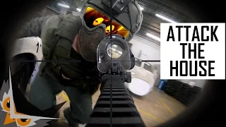 ATTACK THE HOUSE | AIRSOFT GAMEPLAY | CQB | KRYTAC CRB | MIAMI AIRSOFT
