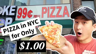 Trying $1, $1.50, and $2 Pizza in NYC