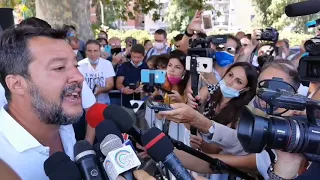 Salvini a Napoli: "Nel carcere di Secondigliano occorrono altri 200 agenti" (25.08.20)