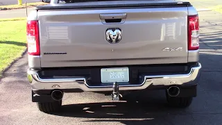 2021 Ram exhaust   B2 Fabrication oval with 5 inch tips