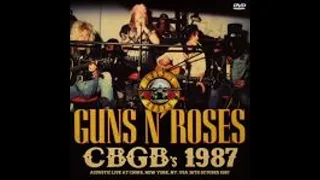 Guns N' Roses: "Acoustic Live at CBGB's, New York", NY. USA 30th October 1987.