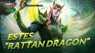 Estes Dragon Tamer Series New Skin | Rattan Dragon | Mobile Legends: Bang Bang